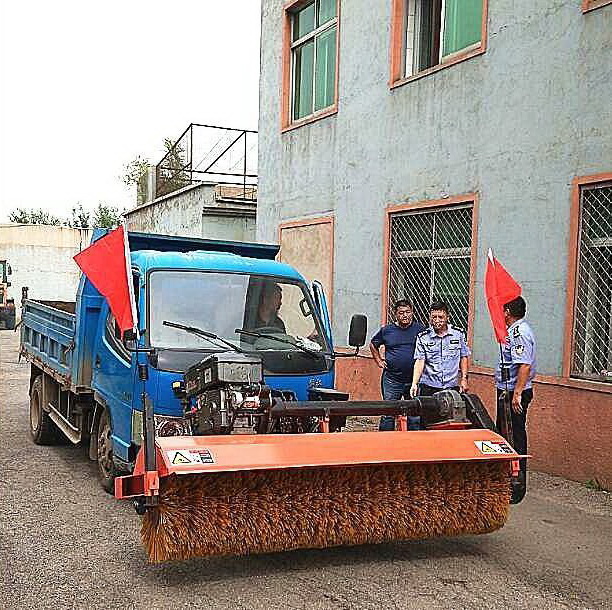 壹喜為某司法單位上門改裝掃雪機